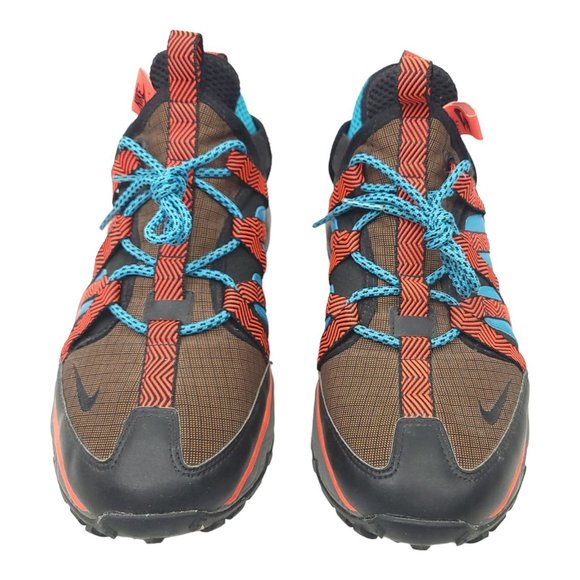 Nike Air Max 270 Bowfin Mens 10 Brown Blue Orange Trail Running Shoe AJ7200-200 - Picture 8 of 11